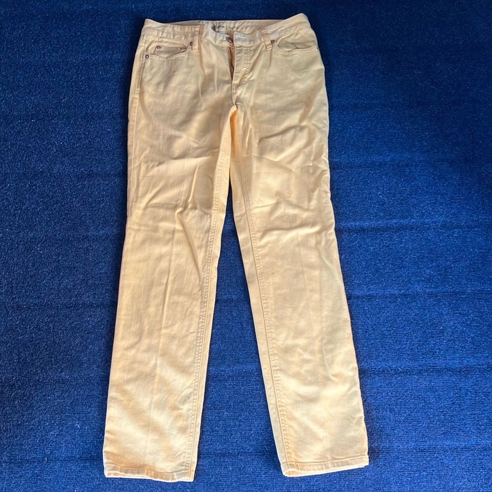Liz Claiborne Tan Straight Leg Jeans